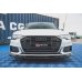 Накладка сплиттер на передний бампер на Audi A6 C8 S-Line / S6 C8